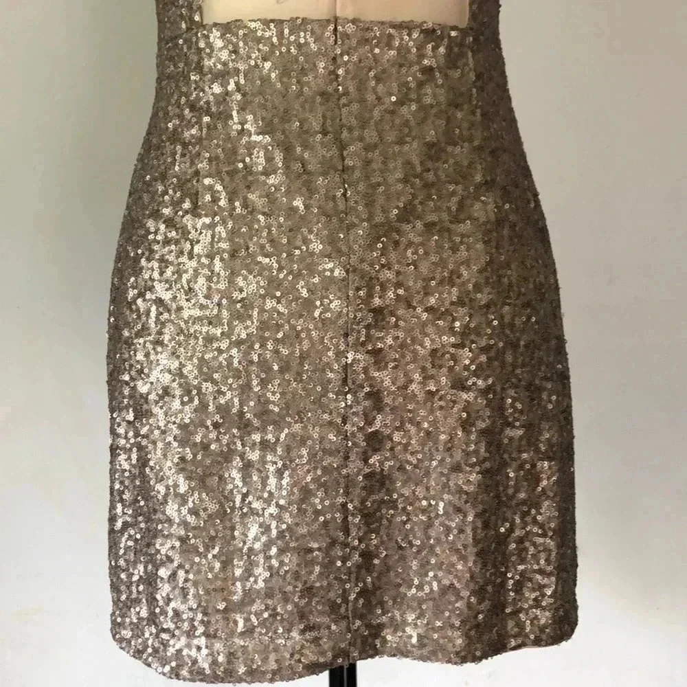 Aqua Dresses Sequin Shift Dress - Picture 7 of 8